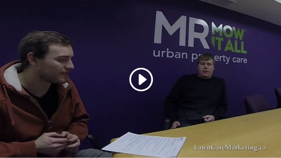 Interview 1 – Chris Thacker – Mr. Mow It All